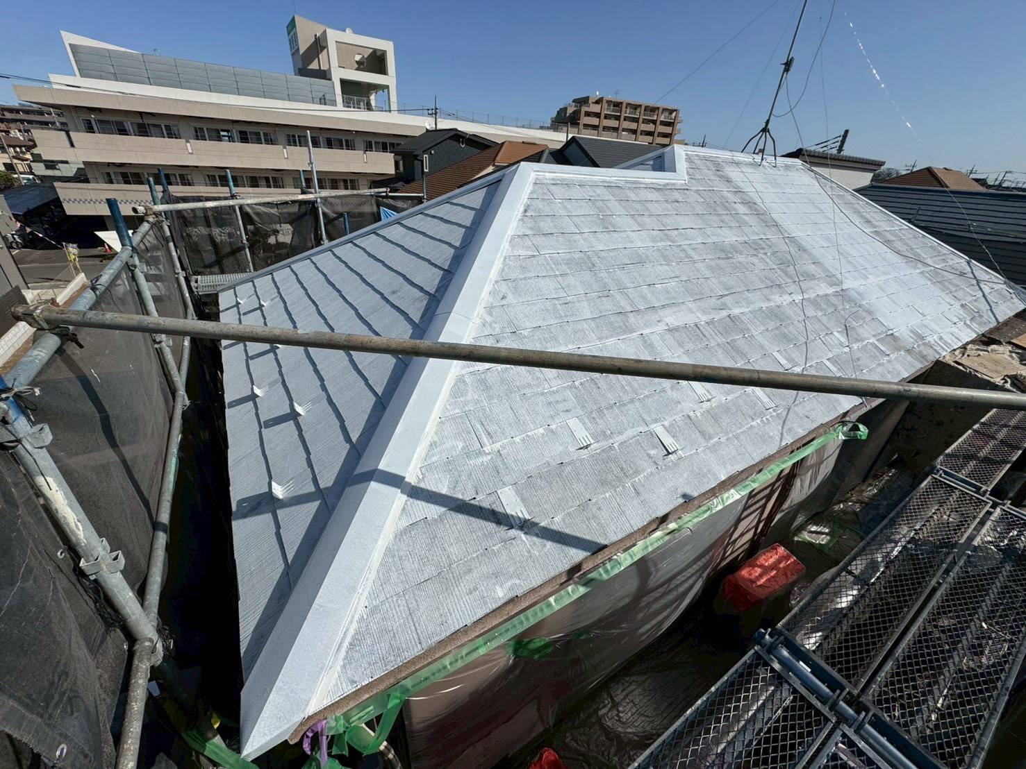 清瀬市 屋根塗装＆屋根板金取り換え工事